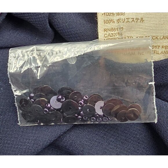 NWT Women's - Anthropologie Let Me Be Ombre Cropped Sequined Blouse, Size XL - Picture 8 of 10